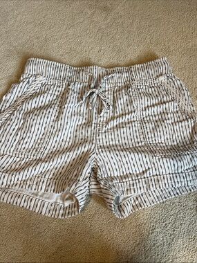 Old Navy Cotton Striped Drawstring Shorts - size S